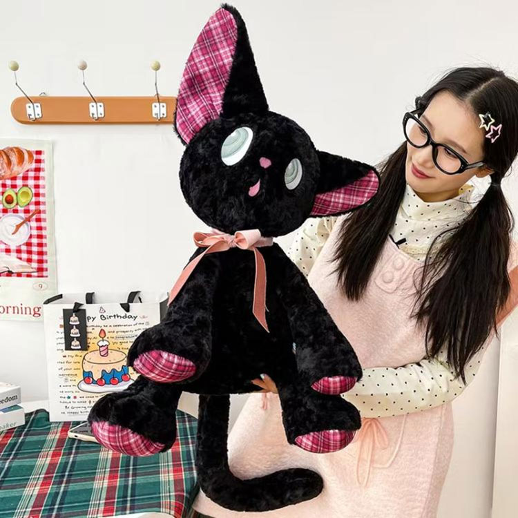 adorable eavesdropping kitten plush toys