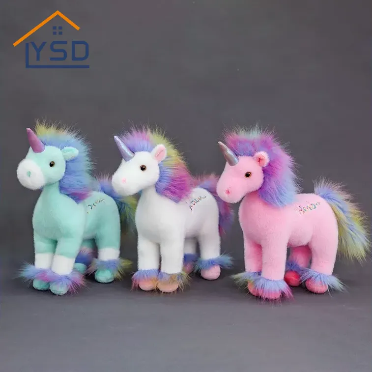 Rainbow Unicorn Plyslegetøj