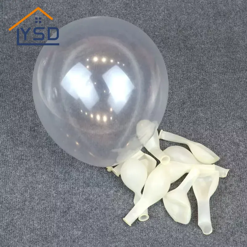Gennemsigtige latex balloner